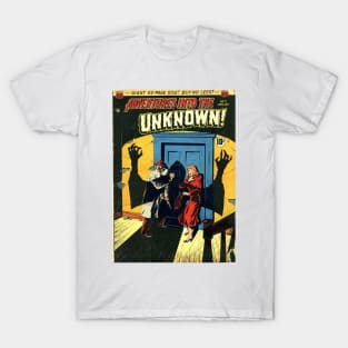 Adventures Into the Unknown Vintage Comic Cover T-Shirt